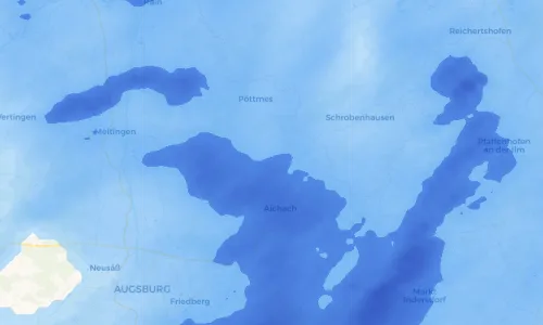 Regenradar Vorschaubild - Aktuelle Niederschläge in Inchenhofen und Umgebung