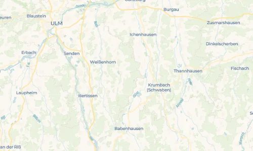 Regenradar Vorschaubild - Aktuelle Niederschläge in Ingstetten und Umgebung