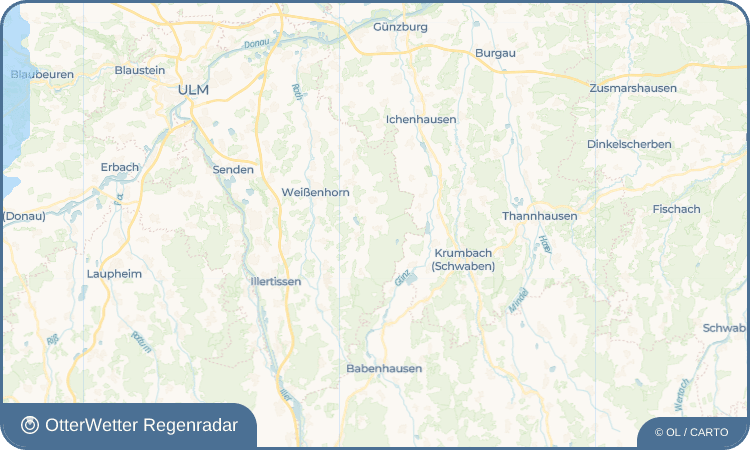 OtterWetter Regenradar-Widget Ingstetten
