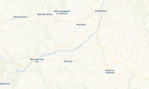 Regenradar Vorschaubild - Aktuelle Niederschläge in Irching und Umgebung