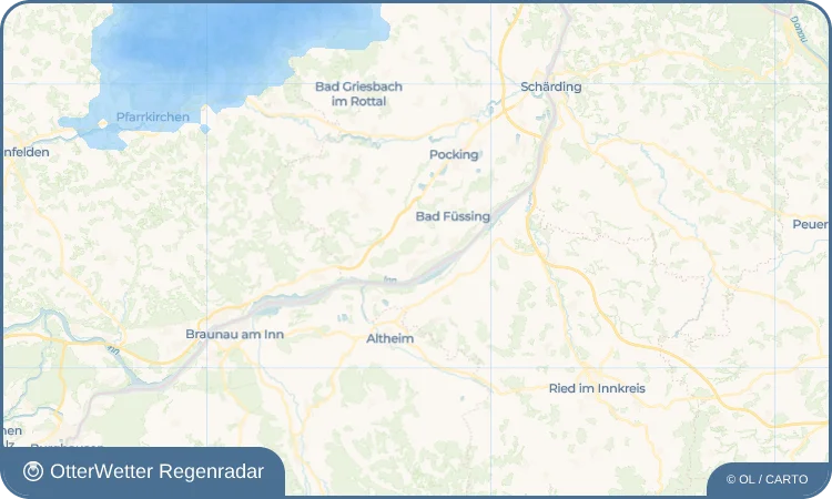 Wetter-Widget-Vorschau mit Vorhersagedaten für Irching