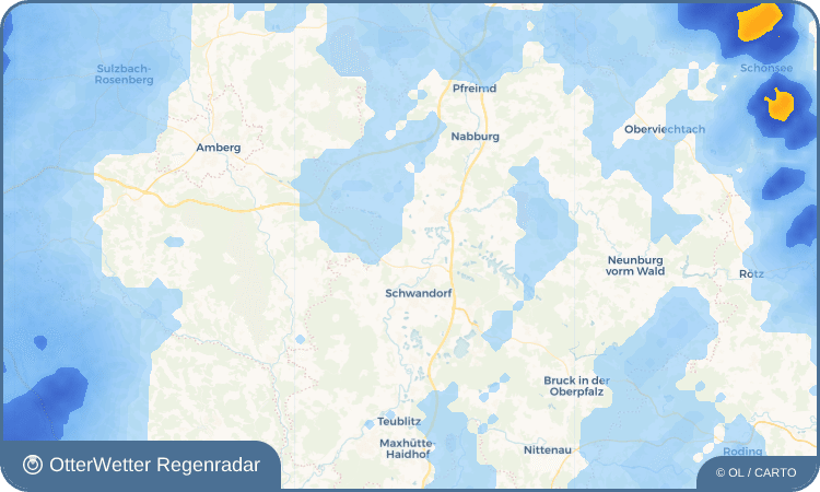 Wetter-Widget-Vorschau mit Vorhersagedaten für Irlaching