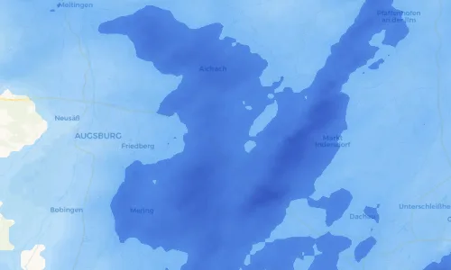 Regenradar Vorschaubild - Aktuelle Niederschläge in Irschenhofen und Umgebung