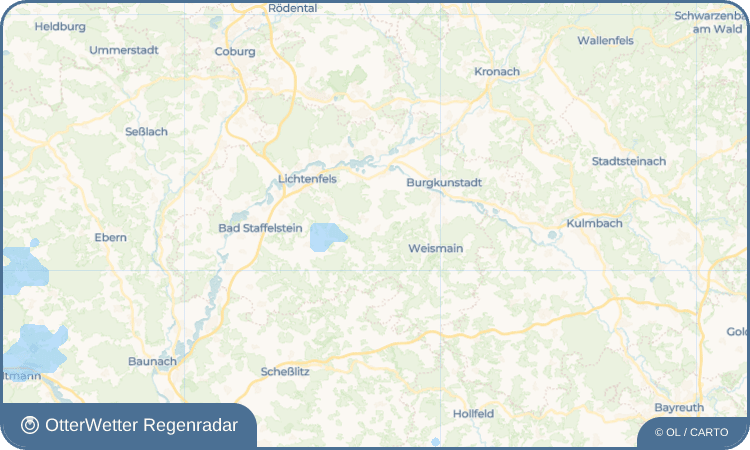 OtterWetter Regenradar-Widget Isling
