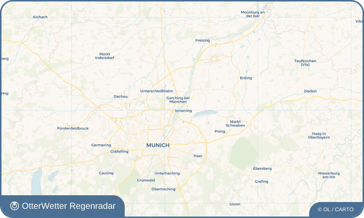 OtterWetter Regenradar-Widget Ismaning