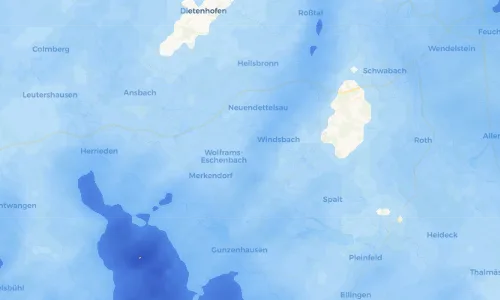 Regenradar Vorschaubild - Aktuelle Niederschläge in Ismannsdorf und Umgebung
