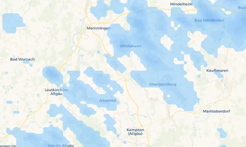 Regenradar Vorschaubild - Aktuelle Niederschläge in Ittelsburg und Umgebung