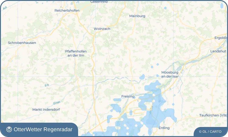 Wetter-Widget-Vorschau mit Vorhersagedaten für Jägersdorf