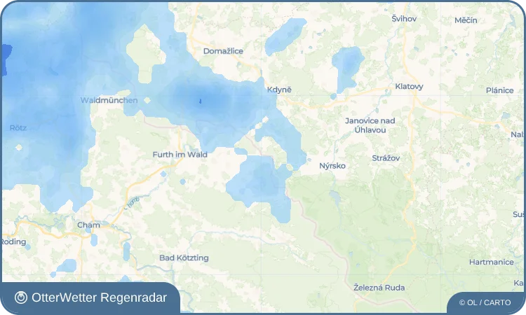 Wetter-Widget-Vorschau mit Vorhersagedaten für Jägershof