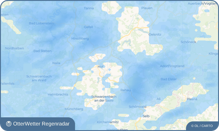 OtterWetter Regenradar-Widget Jägersruh