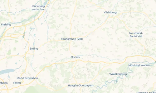 Regenradar Jakobrettenbach: aktuelle Niederschläge in Jakobrettenbach und Umgebung, Stand 22. Oktober 2026 um 21:15 Uhr