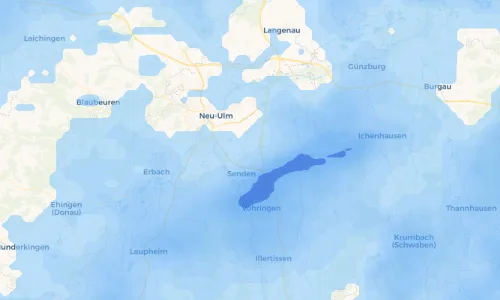 Regenradar Vorschaubild - Aktuelle Niederschläge in Jedelhausen und Umgebung