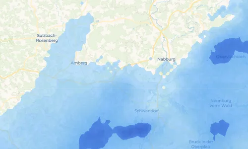 Regenradar Jeding: aktuelle Niederschläge in Jeding und Umgebung, Stand 24. Oktober 2026 um 23:05 Uhr