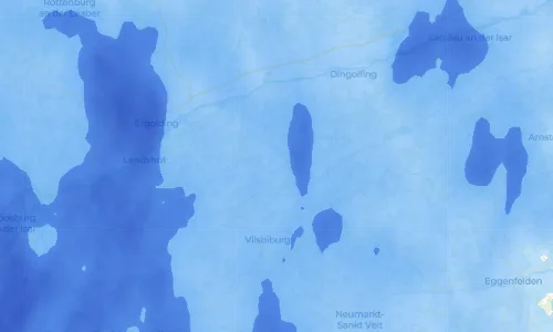 Regenradar Vorschaubild - Aktuelle Niederschläge in Jesendorf und Umgebung