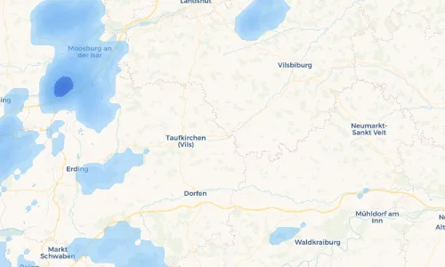 Regenradar Vorschaubild - Aktuelle Niederschläge in Jettenstetten und Umgebung