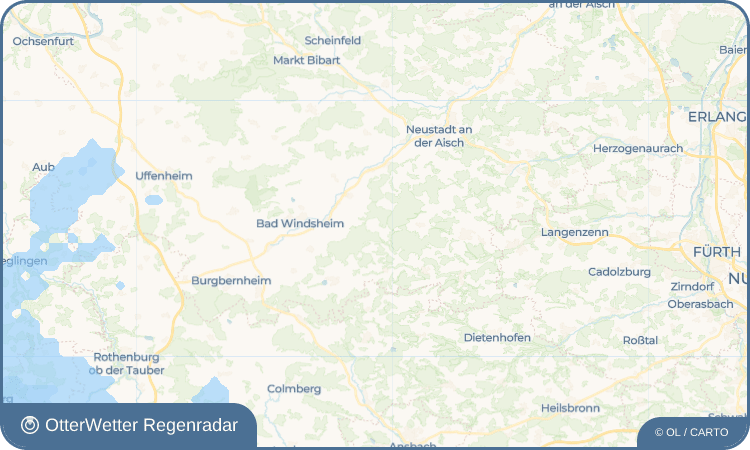 OtterWetter Regenradar-Widget Jobstgreuth