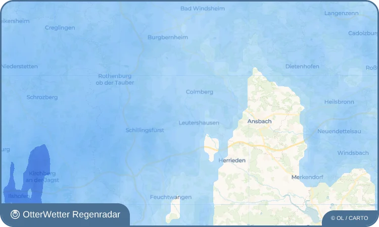 Wetter-Widget-Vorschau mit Vorhersagedaten für Jochsberg
