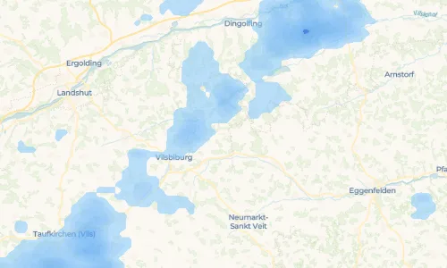 Regenradar Vorschaubild - Aktuelle Niederschläge in Johannesbrunn und Umgebung