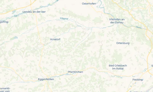 Regenradar-Vorschau: aktuelle Niederschläge in Johanniskirchen und Umgebung