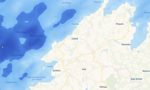 Regenradar Vorschaubild - Aktuelle Niederschläge in Juchhöh und Umgebung