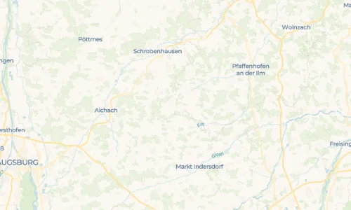 Regenradar Vorschaubild - Aktuelle Niederschläge in Junkenhofen und Umgebung
