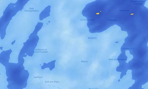 Regenradar Vorschaubild - Aktuelle Niederschläge in Junkersdorf a.d.Weisach und Umgebung