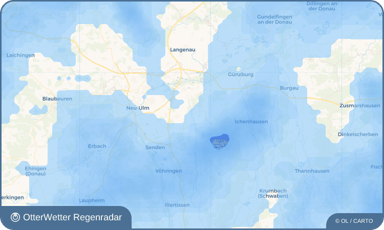 Wetter-Widget-Vorschau mit Vorhersagedaten für Kadeltshofen
