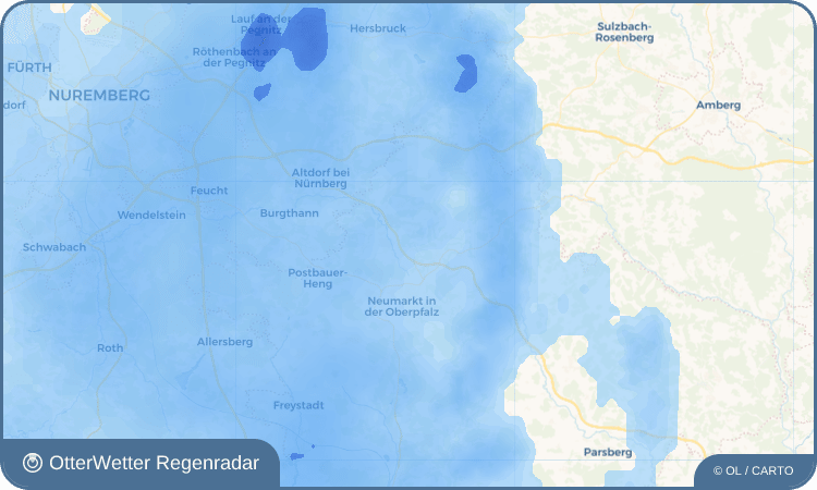 OtterWetter Regenradar-Widget Kadenzhofen