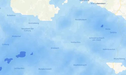 Regenradar Vorschaubild - Aktuelle Niederschläge in Kämmerlein und Umgebung
