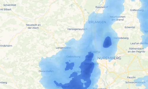 Regenradar Vorschaubild - Aktuelle Niederschläge in Kagenhof und Umgebung