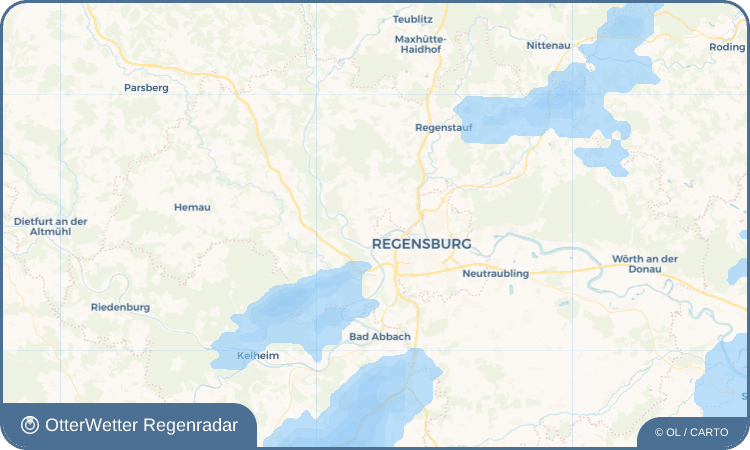 OtterWetter Regenradar-Widget Kager