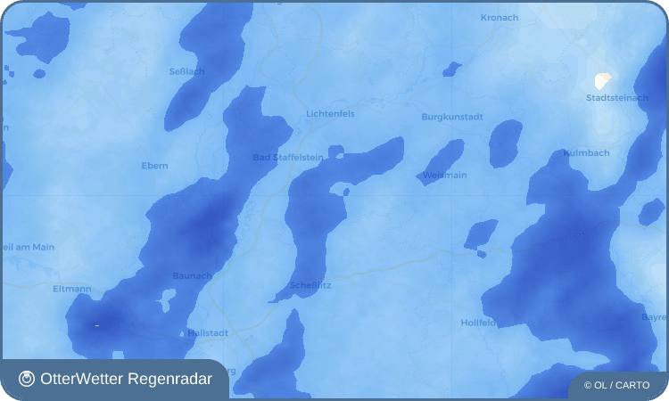 Widget-Vorschau für Kaider Wetter-Widget-Vorschau mit Vorhersagedaten für Kaider