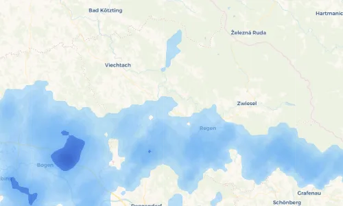 Regenradar Vorschaubild - Aktuelle Niederschläge in Kaikenried und Umgebung