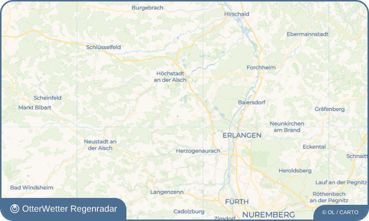 Widget-Vorschau für Kairlindach Wetter-Widget-Vorschau mit Vorhersagedaten für Kairlindach