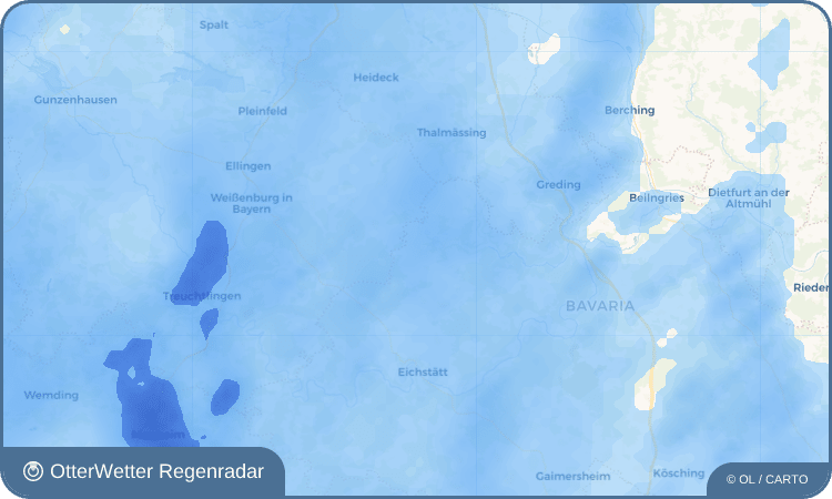 OtterWetter Regenradar-Widget Kaldorf