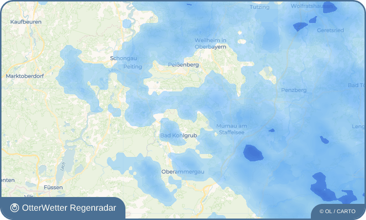 OtterWetter Regenradar-Widget Kalkofen