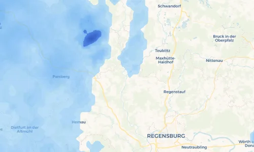 Regenradar Vorschaubild - Aktuelle Niederschläge in Kallmünz und Umgebung