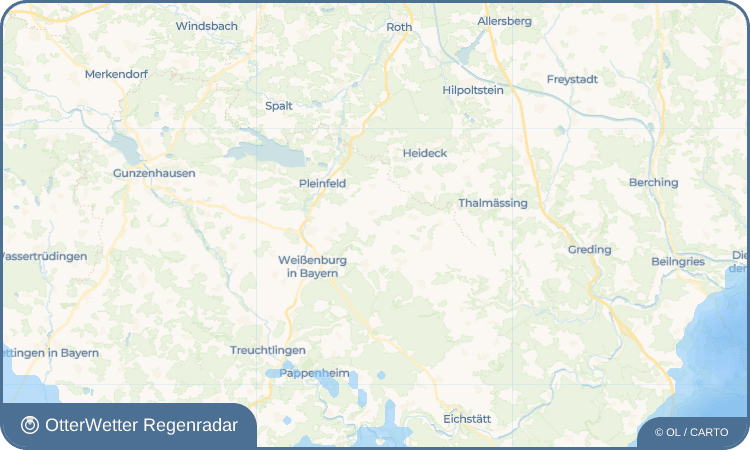 OtterWetter Regenradar-Widget Kaltenbuch
