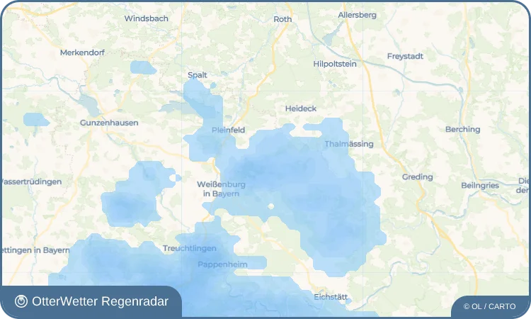Widget-Vorschau für Kaltenbuch Wetter-Widget-Vorschau mit Vorhersagedaten für Kaltenbuch