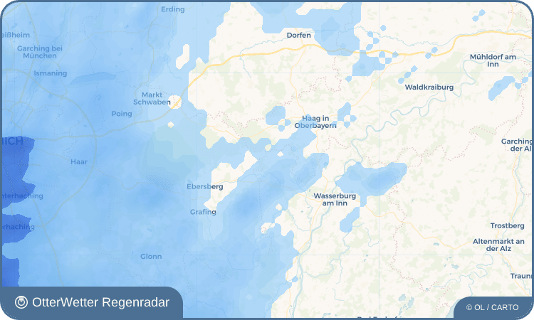 OtterWetter Regenradar-Widget Kalteneck