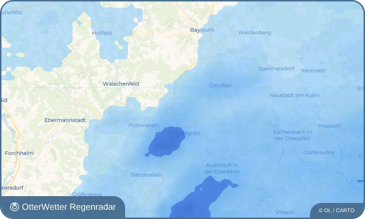 Wetter-Widget-Vorschau mit Vorhersagedaten für Kaltenthal