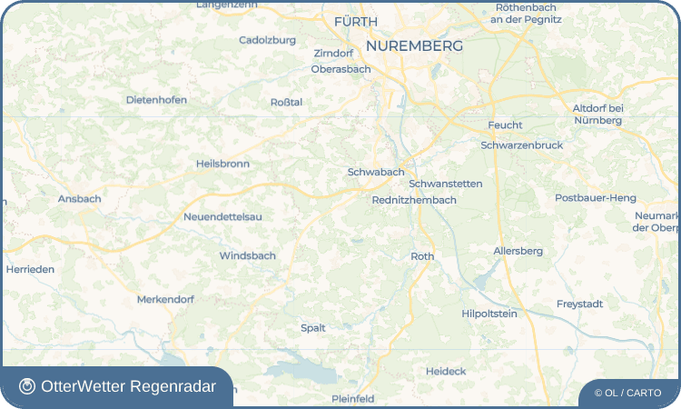 OtterWetter Regenradar-Widget Kammerstein