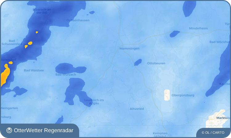OtterWetter Regenradar-Widget Kardorf