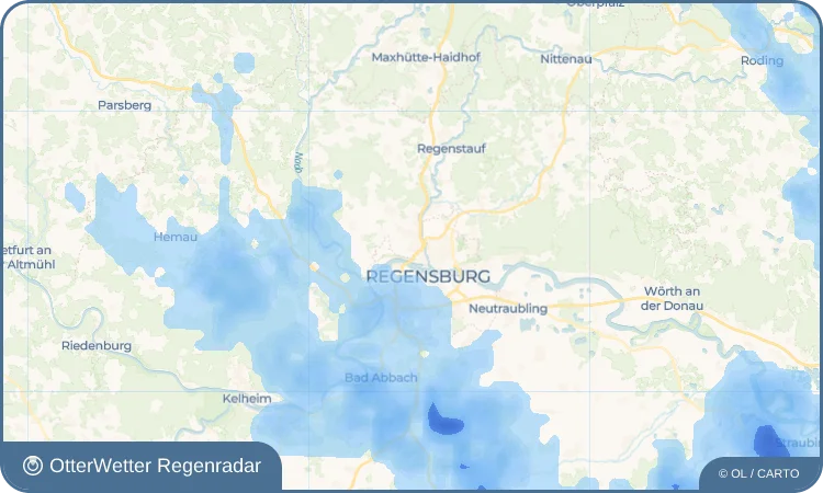 Widget-Vorschau für Kareth Wetter-Widget-Vorschau mit Vorhersagedaten für Kareth