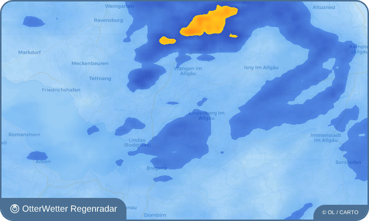 OtterWetter Regenradar-Widget Kargen