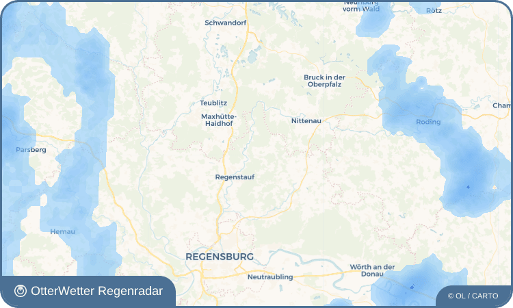OtterWetter Regenradar-Widget Karlstein