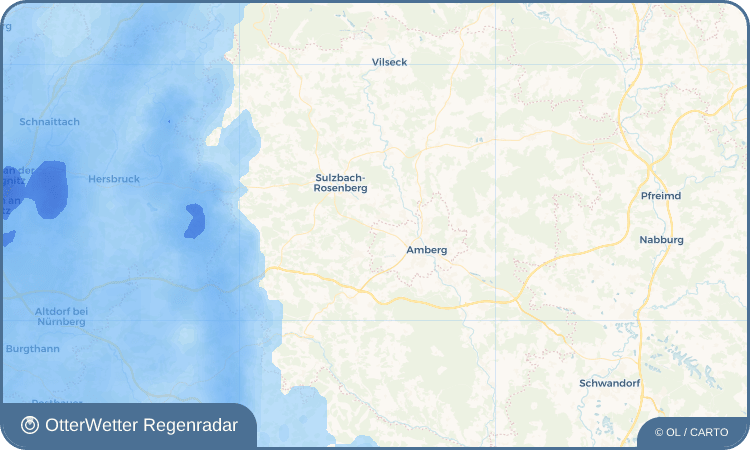 OtterWetter Regenradar-Widget Karmensölden