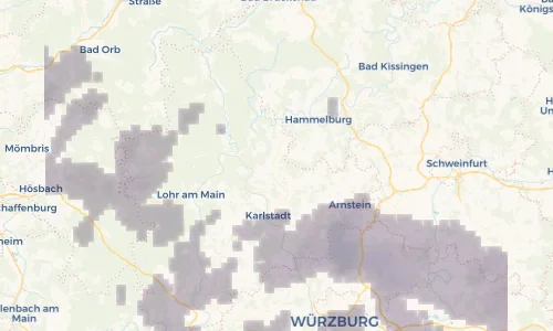 Regenradar Vorschaubild - Aktuelle Niederschläge in Karsbach und Umgebung