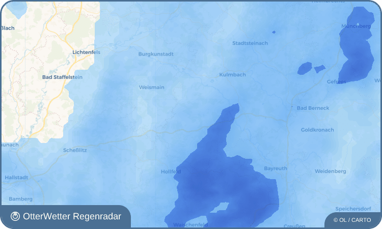 Wetter-Widget-Vorschau mit Vorhersagedaten für Kasendorf