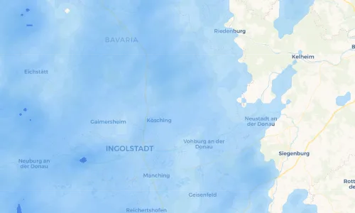 Regenradar Vorschaubild - Aktuelle Niederschläge in Kasing und Umgebung
